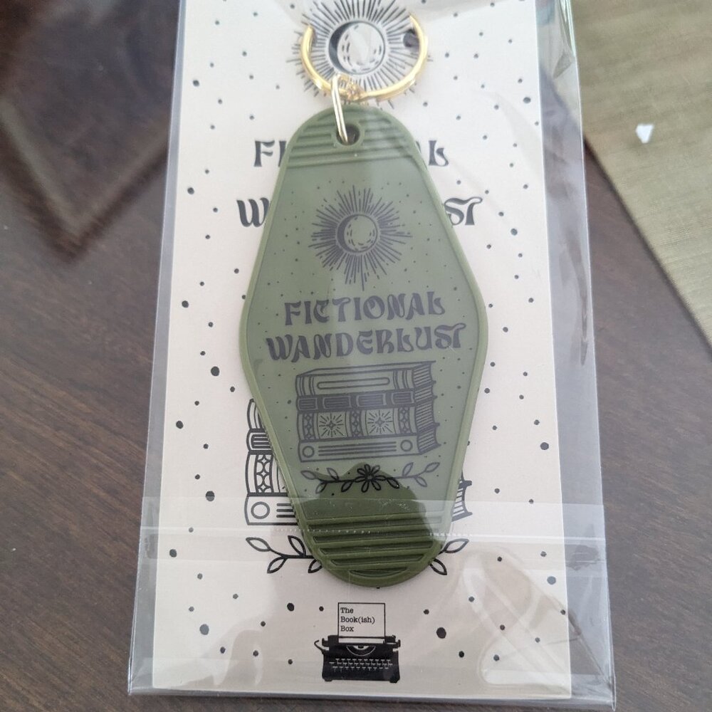 Fictional wanderlust keychain